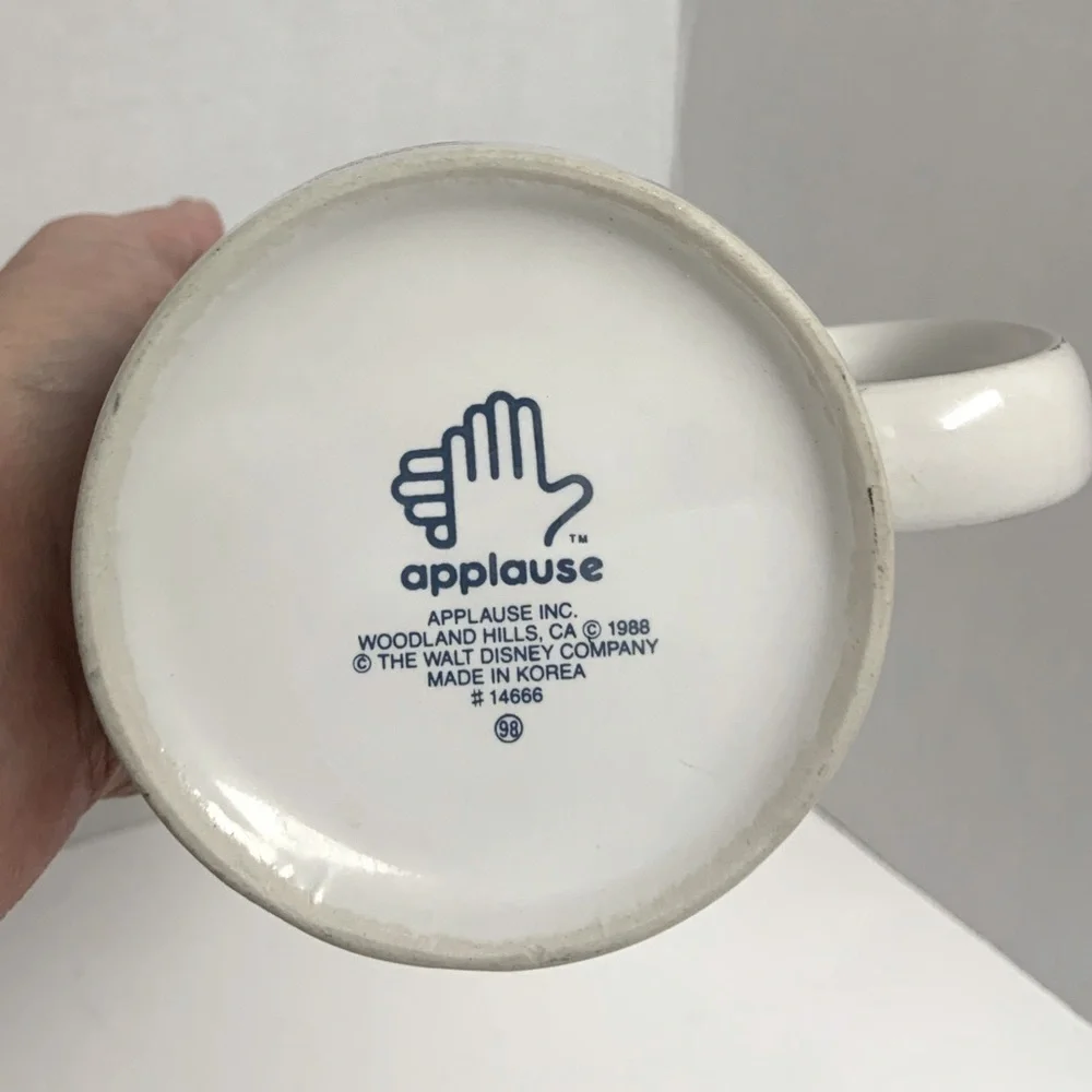 🌺VINTAGE 1988 DISNEY MICKEY MOUSE “60 YEARS WITH YOU” ANNIVERSARY LARGE MUG EUC - Picture 7 of 12